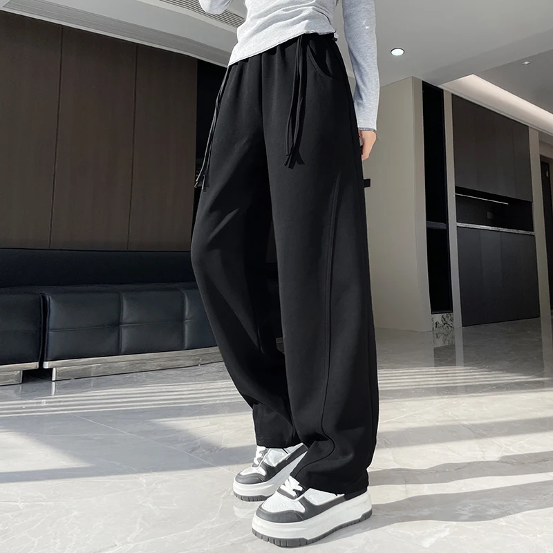 بنطال رياضي أرجواني ، سروال سكين منحني الموز ، نمط جديد ربيع 2025 للسيدات مقاس كبير سراويل تقليدية مقاس سمين مم M-5XL