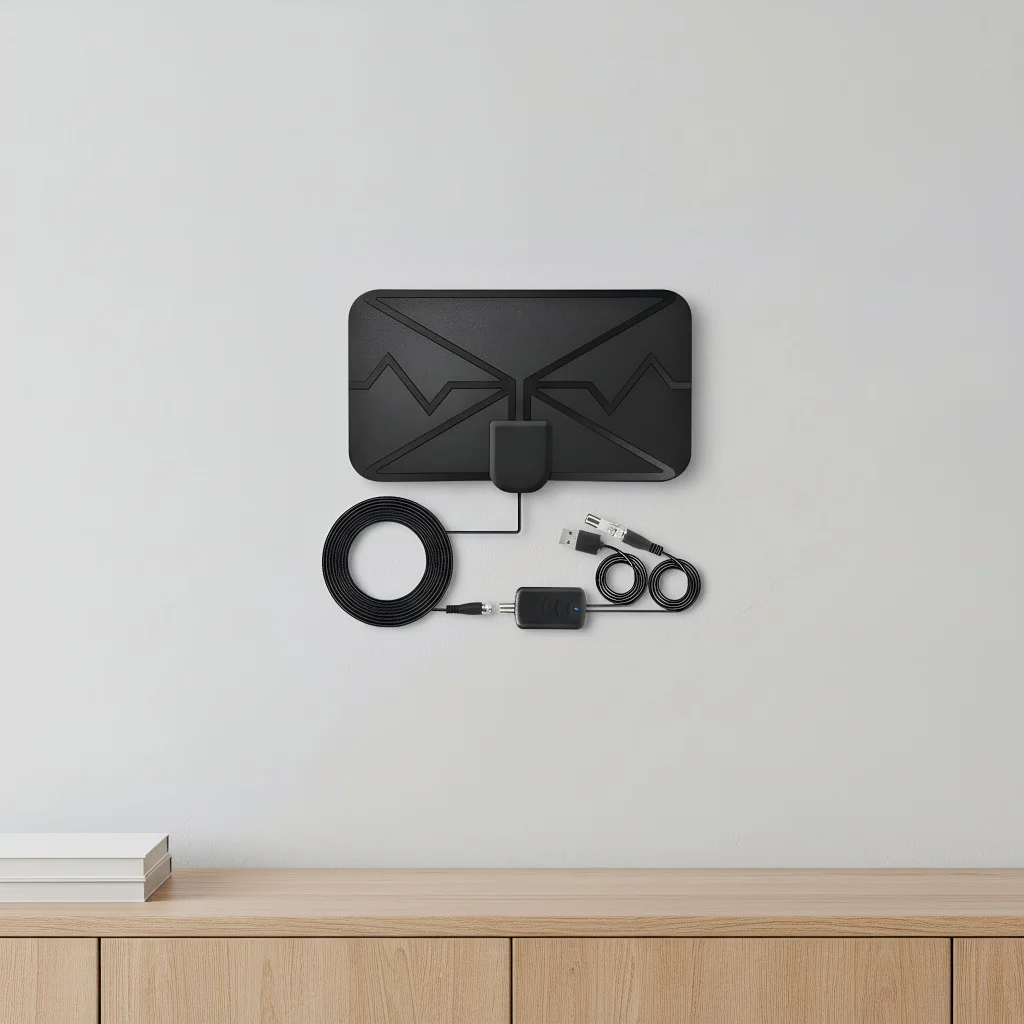 Long Range 3600 Miles Digital HDTV Antenna Indoor Amplified Enhanced Signal Reception Latest Model