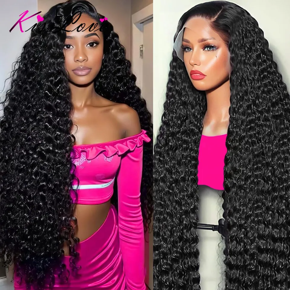 

300% Density 13x6 HD Full Lace Front Human Hair Wigs for Women Pre Cut 13x6 Frontal Pull Go Drawstring Glueless Wigs Human Hair