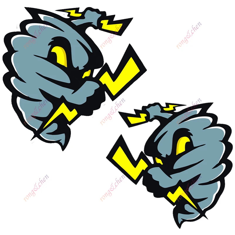 

Funny Car Sticker Lightning Tornado for Car Motorcycle Racing Helmet Laptop Trunk Body Car Window Surfboard Waterproof PVC Decal