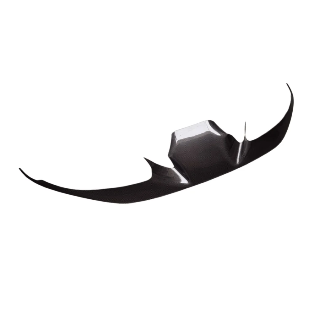 High Quality Dry Carbon Fiber OEM Style Front Bumper Lip Kit Polished for Ferrari F8