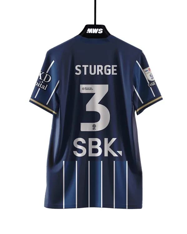 Neue Saison Millwall 3D-Druck Nummer Fußballtrikot Herren Atmungsaktives Schnelltrocknendes Kurzarm-T-Shirt Familien-Partnerlook – Detail 6
