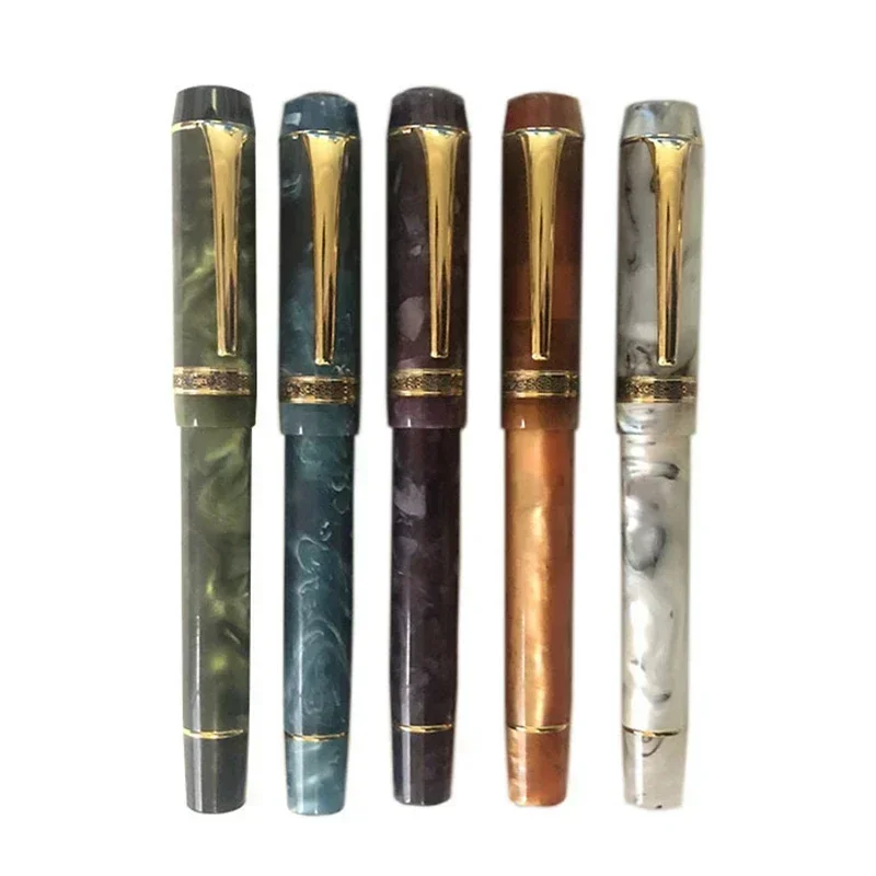 Kaigelu 316 Fountain Pen EF/F/M Nib Beautiful Marble amber Pattern Ink Pens Writing students Office Business Gifts pens