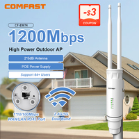 Comfast AC1200 Outdoor Wifi signal Extender AP Router 2.4/5Ghz Dual Dand Long Range 1200mpbs Wireless Wifi repeater waterproof