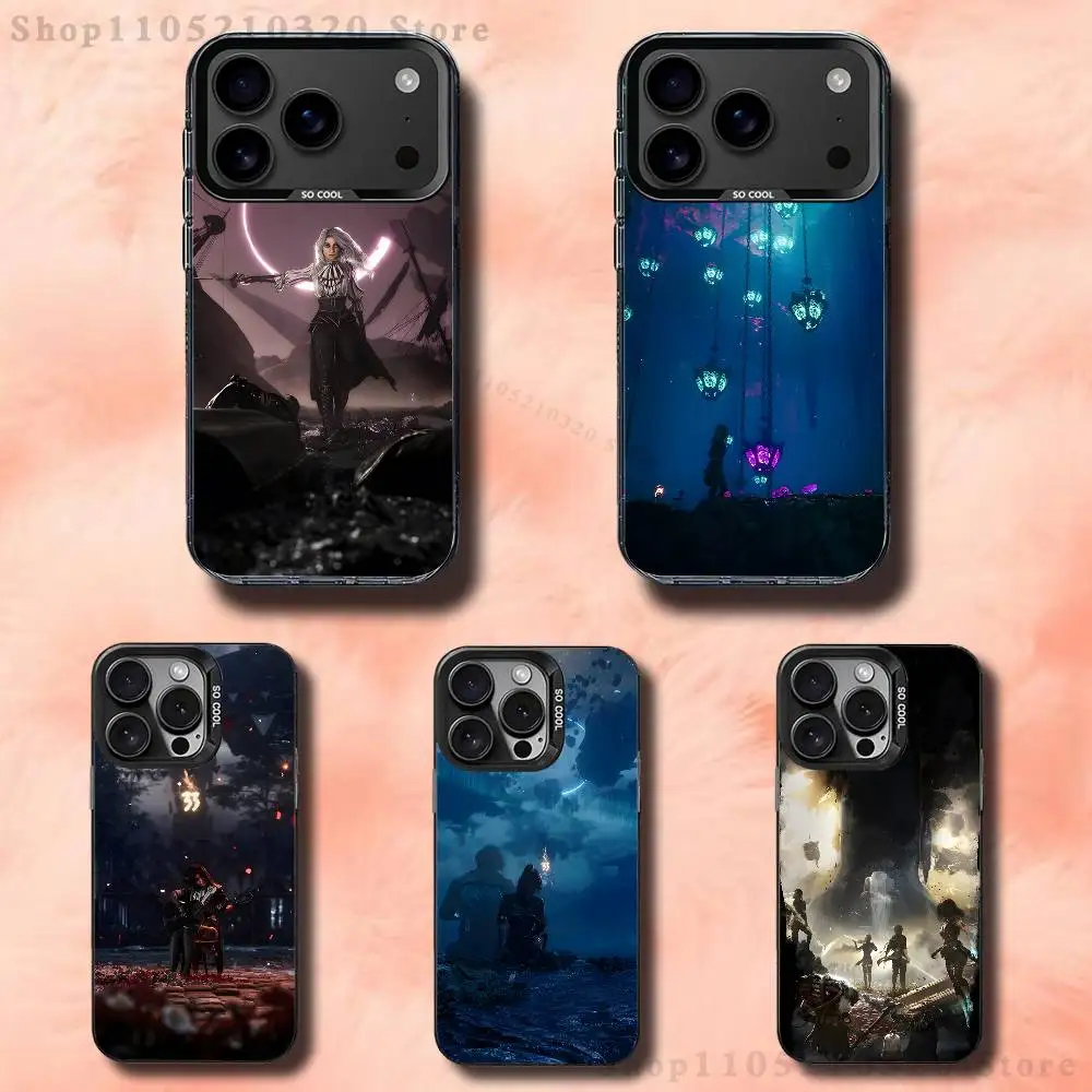 

C-Clair O-Obscur Expedition 33 Phone Case For iPhone 17,16,15,14,13,12,11,Pro,Max,Plus,E,Air,Mini Black Tpu Cover