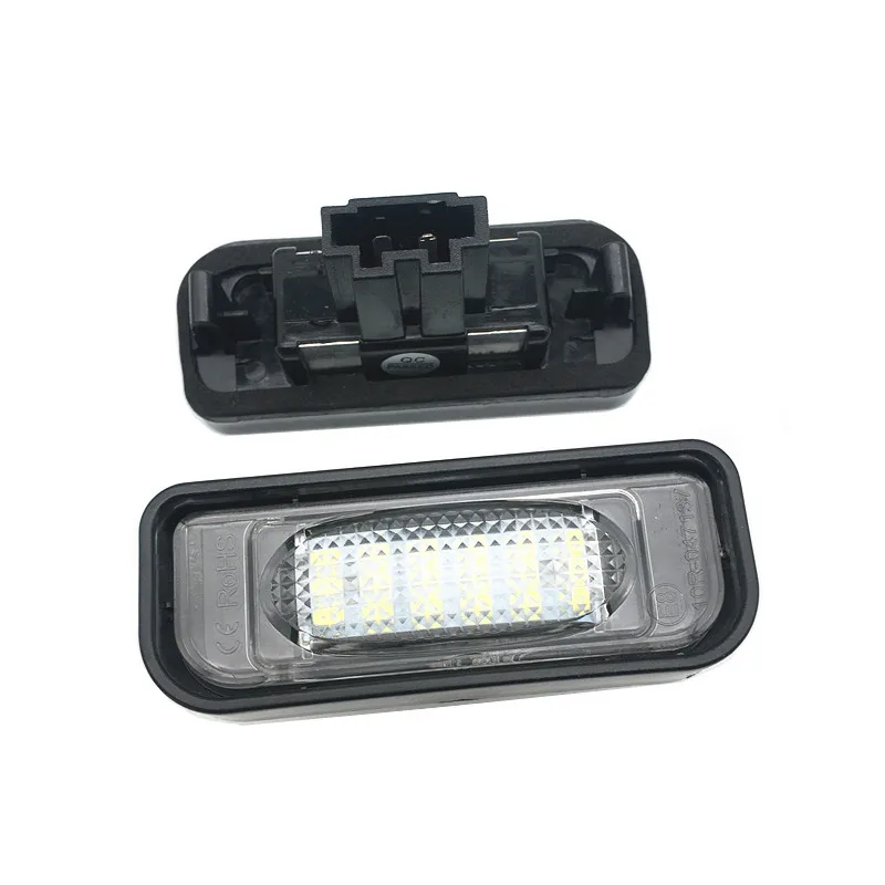 For Mercedes Benz W220 S Class S320 S350 S500 S55 S600 S65 1999 2000-2005 6500K White 2PCS LED License Plate Light