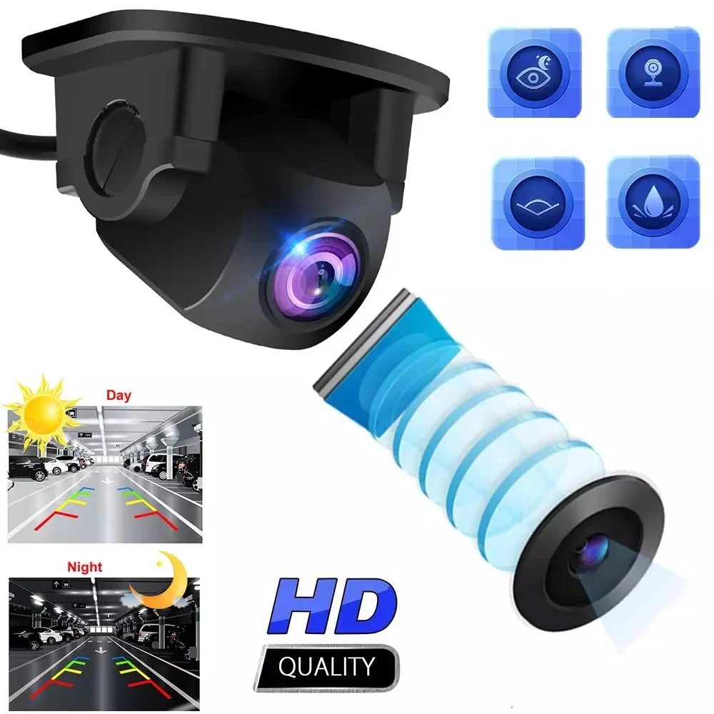 HD adjustable 170º Car Rear View Reverse Backup Camera CMOS Night Vision Parking Waterproof