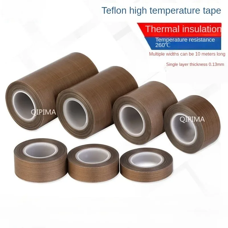 Hot Melt Cloth Ironing Vacuum Machine Accessories Fireproof Tape Teflon Tape Insulation High-temperature Resistant Tape