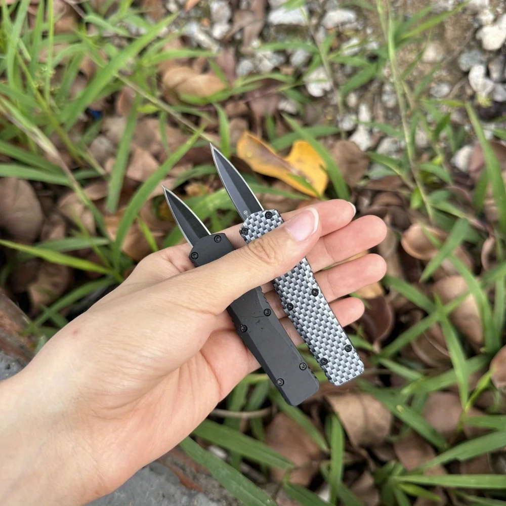 Mini cuchillo plegable de bolsillo A07, mango de aleación de zinc de 4 colores, para acampar al aire libre, supervivencia en el campo, cuchillo de bolsillo EDC, rompeventanas