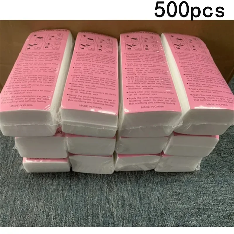 100/200/500/1000PCS Geweven Lichaam Doek Haar Verwijderen Wax Papierrol Ontharing Epilator Wax strip Papier Hoge Kwaliteit Groothandel
