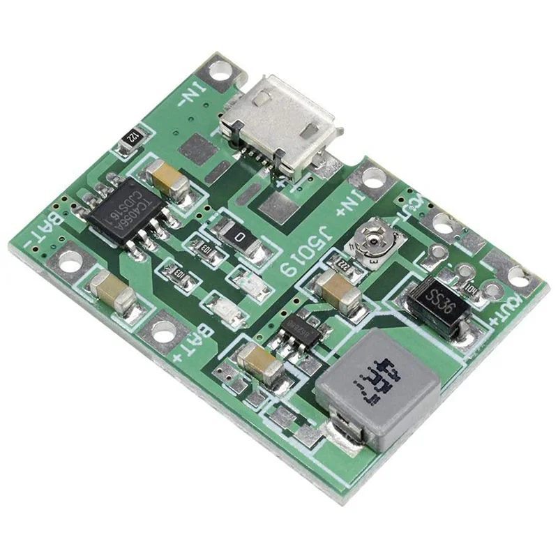 10 قطعة 2A USB 18650 ليثيوم شاحن بطارية ليثيوم وحدة دفعة 3.7 فولت إلى 5 فولت 9 فولت 12 فولت-ABQU