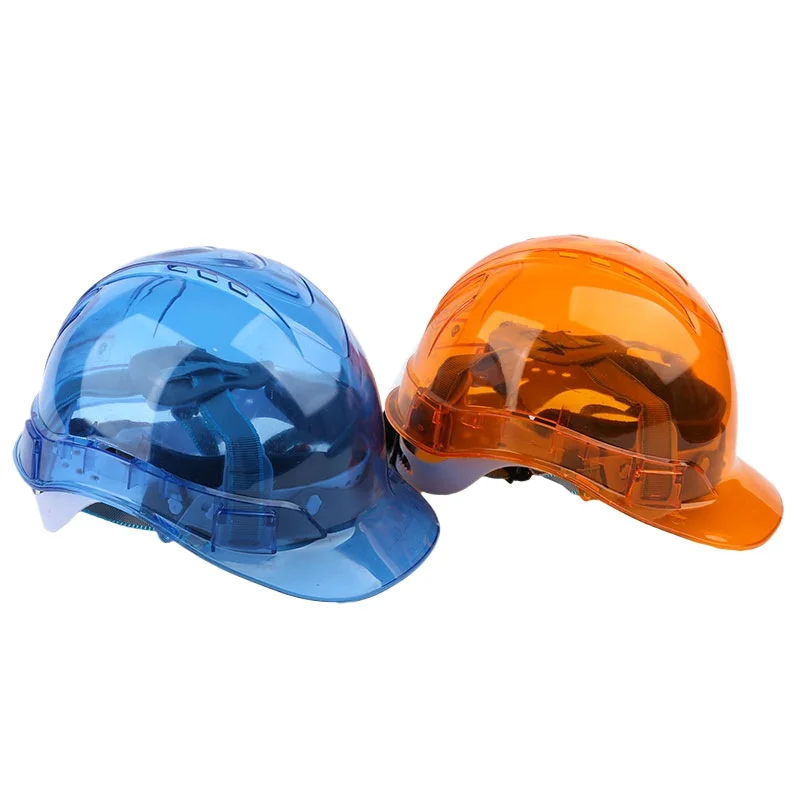 Transparent Safety Helmet Construction Climbing Steeplejack Worker Protective Helmet Hard Hat Outdoor Workplace Safety Cap New