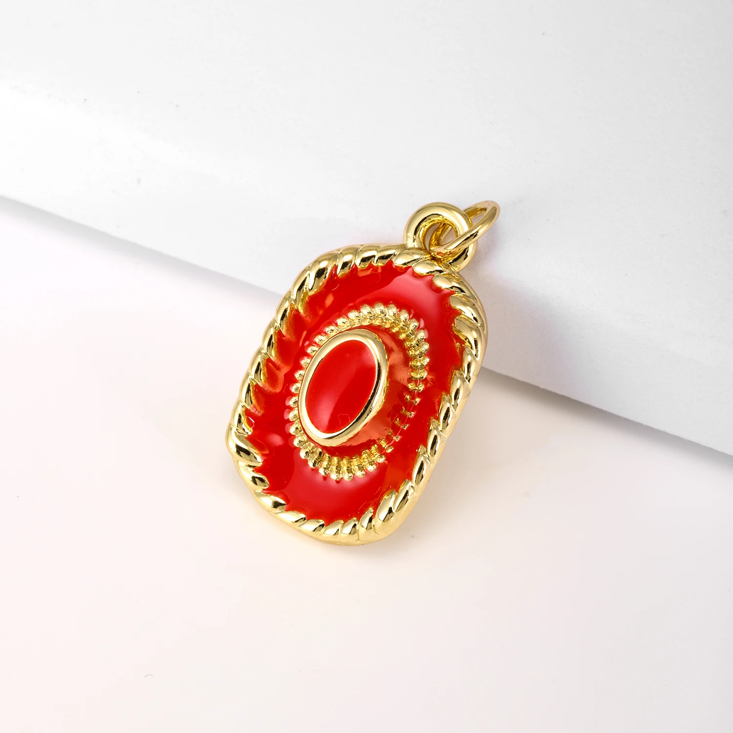 Pendentif ovale classique de 6 couleurs, bijoux élégants en cuivre, accessoires de collier, spectacle de fête de Banquet, cadeau pour femmes, livraison directe