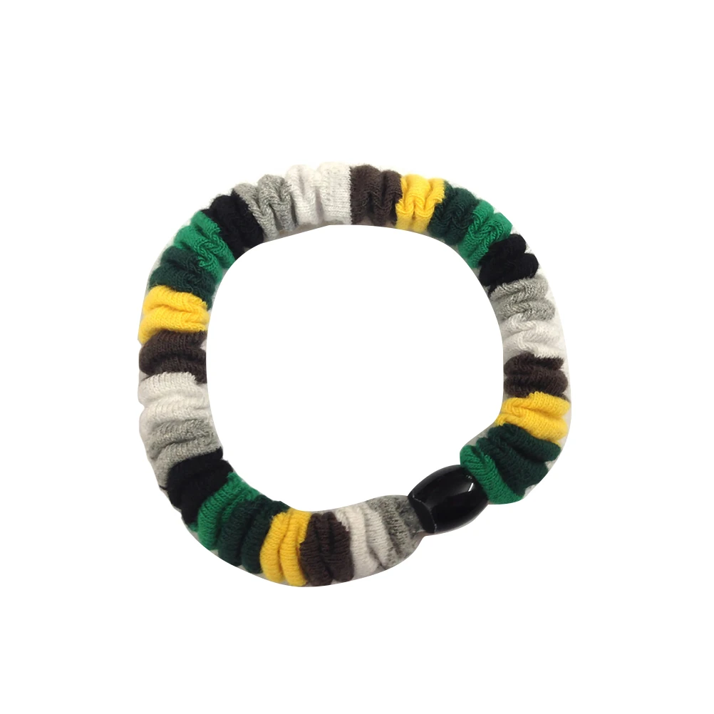 

8Pcs Colorful Hair Ties Elastic Cloth Ponytail Holder for Girls Teens Kids Durable Cotton Bands Rainbow Hair Elastics for Party