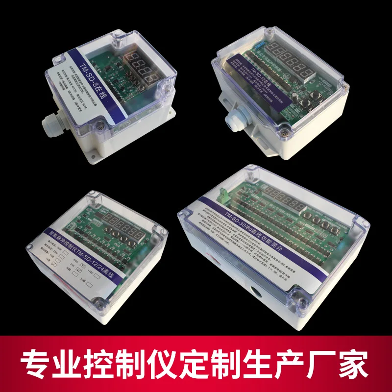 Programmable 12-channel Pulse Controller TM-SD-12L Non-contact Digital Display Intelligent Controller