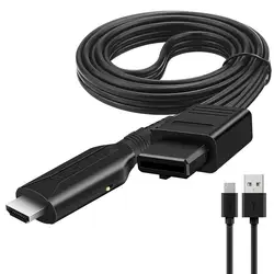 N64 to HDMI Converter HDTV HDMI Cable Adapter 1 Meter for Nintend 64 Gamecube SNES NGC Plug And Play HD Converter