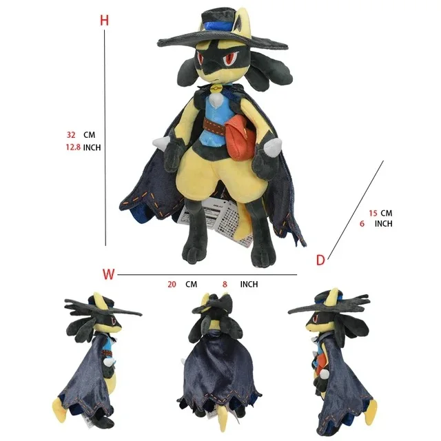 Pokémon Großes Plüschtier, Erd-Schildkröte, Huangyan-Wolf, Soloya, Feurdrache, Spielzeugpuppe, Plüschtier Chi – Detail 22