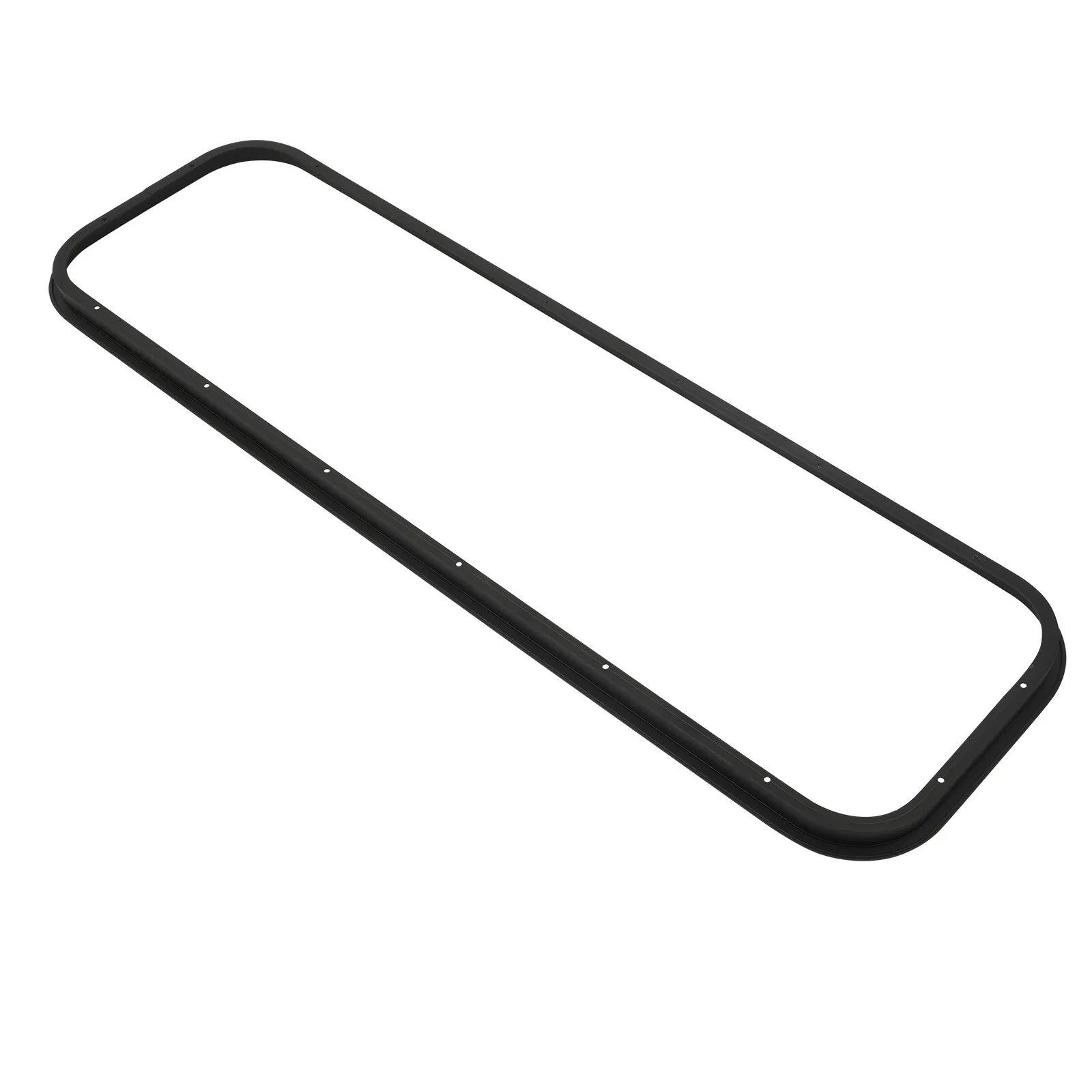 استبدال نافذة RV المنزلقة الأفقية مقاس 42 × 12 بوصة بإطار من الألومنيوم الأسود مع شاشة لمقطورة التخييم