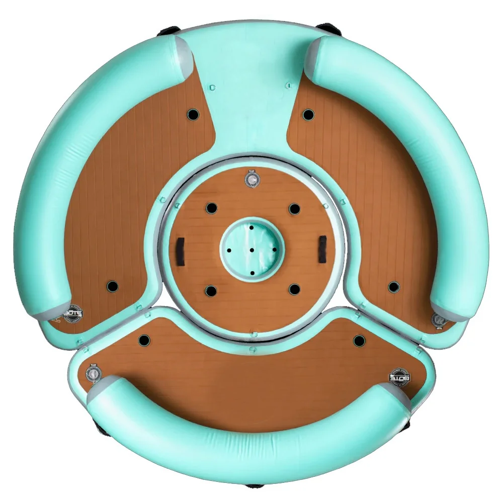 Foldable Round PVC Pool Floating Island Water Float Island Inflatable