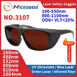 IR Goggles Industrial Safety Lenses ND YAG UV Anti-Ray Glasses Protective Laser Eyewear 532nm CO2 1064nm 190-550 800-1100