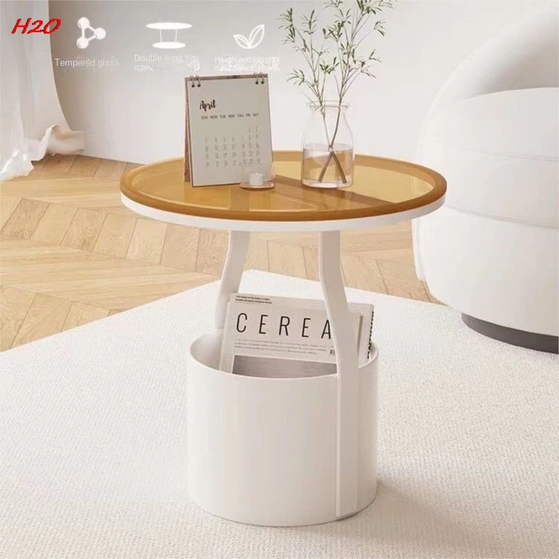 H2O Sofa Side Table Simple Mini Small Table Simple Side Corner Table Creative Coffee Table Light Luxury Round Table Hot New