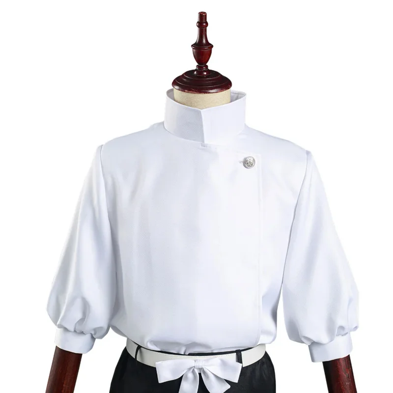 Okkotsu Yuta Anime Cosplay Traje para Homens e Mulheres, Uniformes de Halloween, Fato Carnaval, Tops, Calças, Cinto