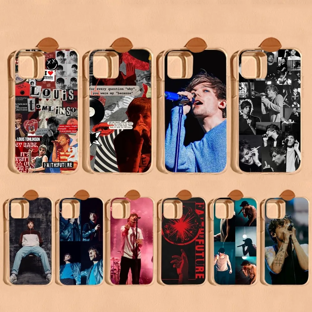 L-Louis Singer T-Tomlinson Phone Case For IPhone 16 15 8 7 6 6S Plus X SE XR XS 14 11 12 13 Mini Pro Max Mobile Case