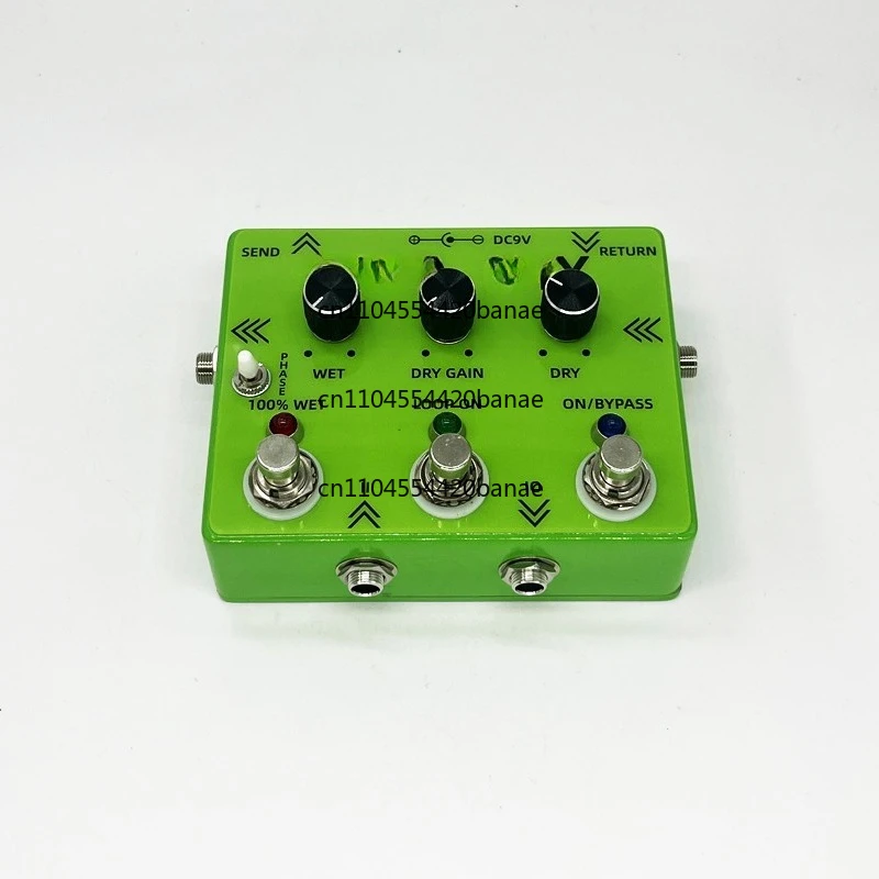 DIY handmade electric guitar bass mix monolithic effect monolithic with switch