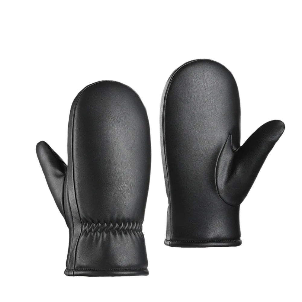 

Новые мягкие зимние теплые перчатки, теплые лыжные перчатки из искусственной кожи, варежки с длинными пальцами для вождения, спорт на открытом воздухе
