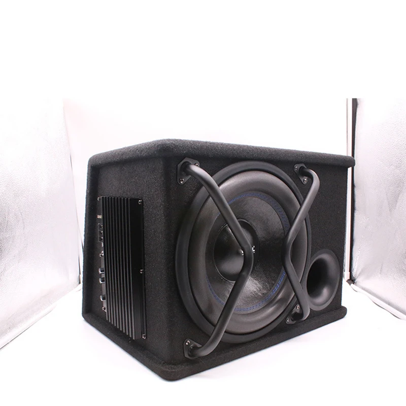 Hochleistungs-Auto-12-V-Lautsprecher, modifizierter Auto-Audio, aktiver trapezförmiger 12-Zoll-Subwoofer mit Übergewicht, K-1280APR