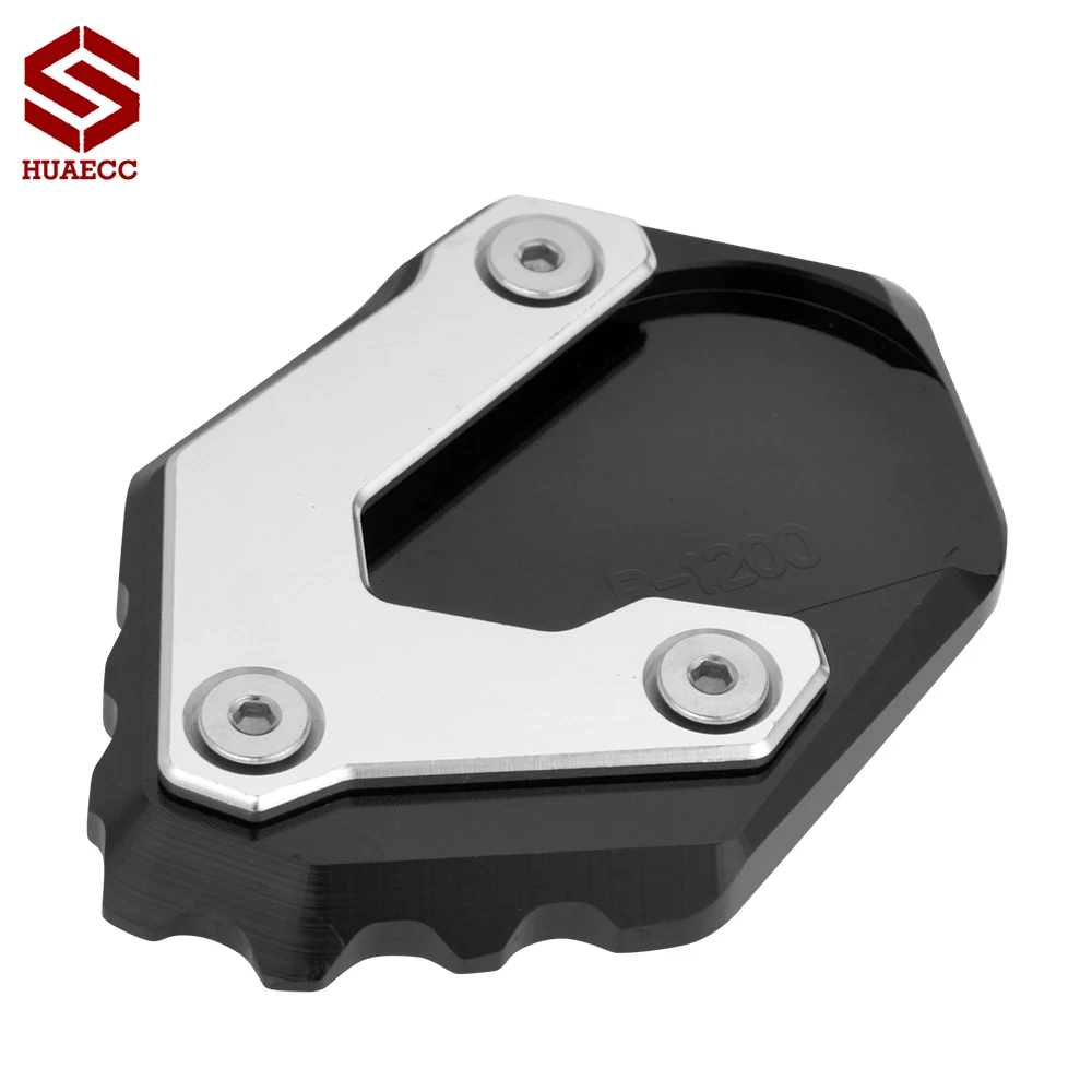CNC Side Stand Extension Pad Enlarger Plate Kickstand For BMW R1200GS LC 2013-2018 R1200GS Rallye R 1250 GS R1250GS 2018