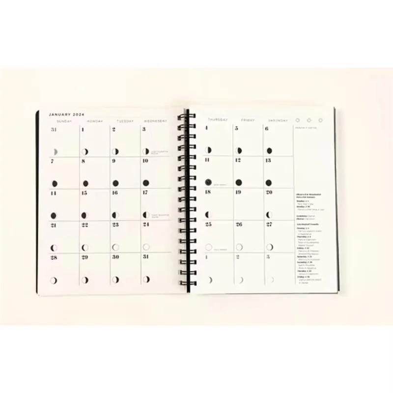 2025 Many Moons Lunar Planner, Lunar Planner For Witches, Magical Lunar Planner, 2025 Planner Notebook With Moon-POS