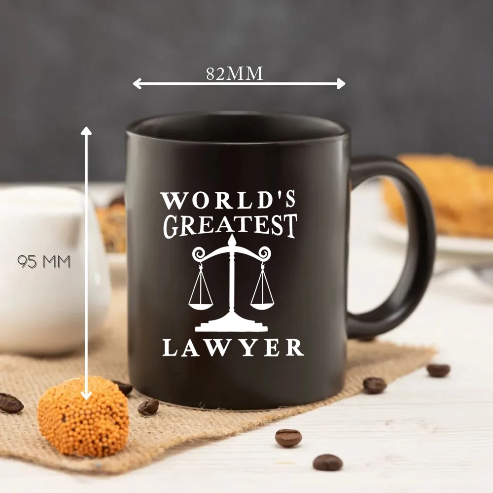 world's greatest lawyer Mug 11oz Black Ceramic lawyer office coffee mug  court Law firms friends birthday gift mug