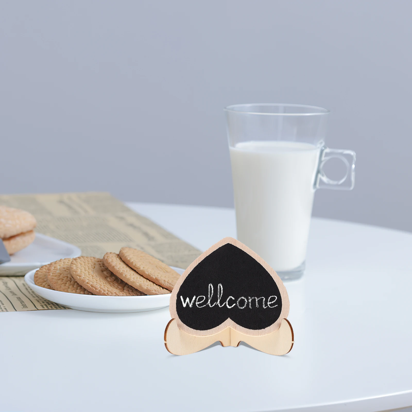 

10 Pcs Chalkboard Small Decorative Message Boards Tabletop Sign Signs for Wedding Travel