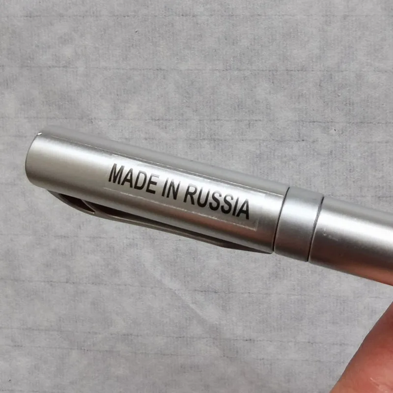 1000PCS 6X28mm MADE IN RUSSIA Transparent Stickers Origin Label