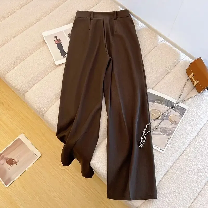 Pantaloni da donna Pantaloni primavera autunno per donna Pantaloni Moda coreana Abiti taglia unica Comodo elasticizzato Xxl Novità nelle tendenze 2025 G