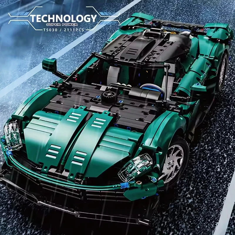 1:10 série técnica esporte carro bloco de construção de alta tecnologia cidade velocidade veículo de corrida modelo tijolo brinquedos para o presente de aniversário do miúdo moc