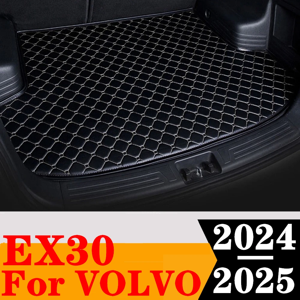 Car Trunk Mat Fit For Volvo EX30 2025 2024 Rear Cargo Liner Tail Boot Tray luggage Protect Pad Carpet Interior Parts Accessories