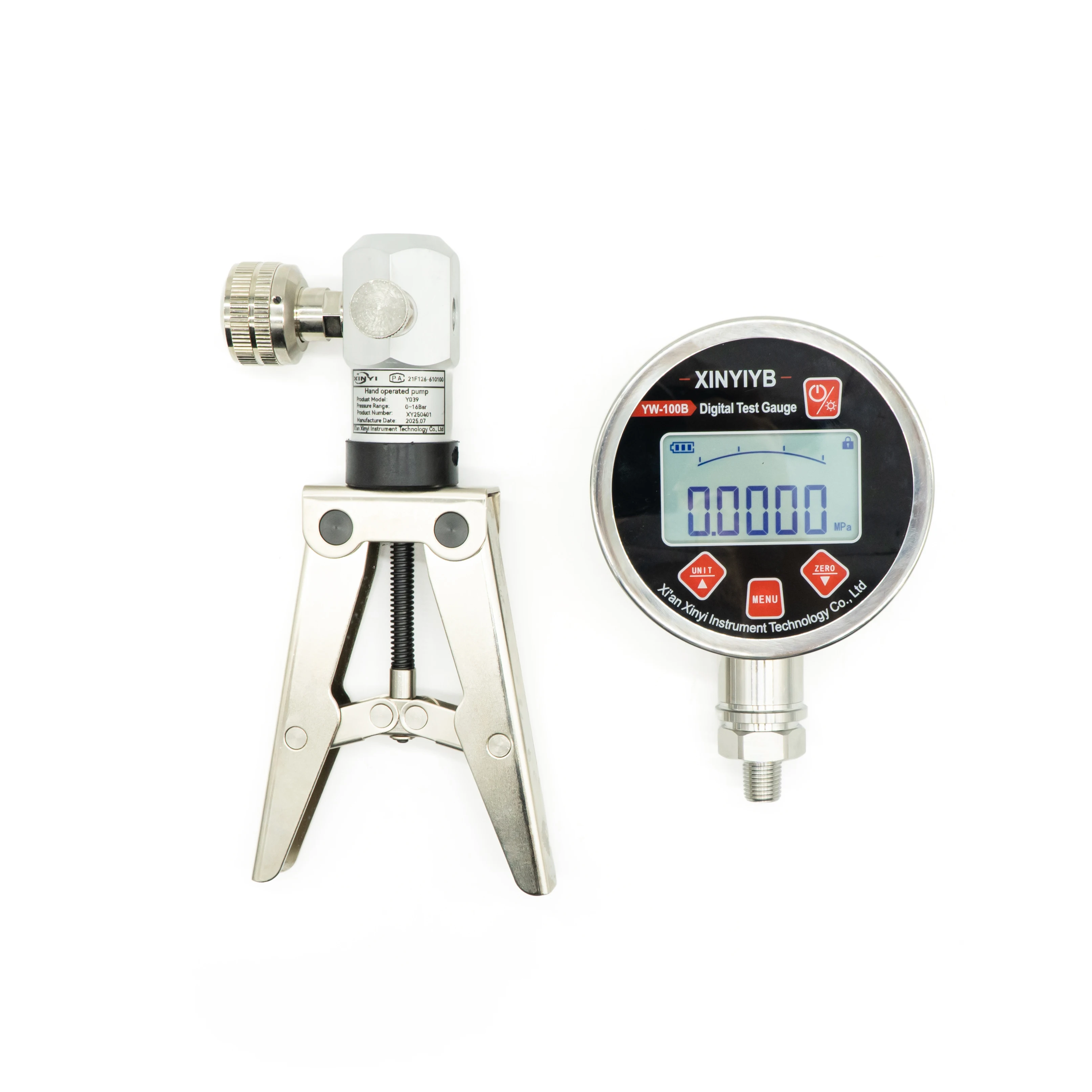 High Quality Compact Hand Pressure Pump For Field Calibration Pressure Gauge Testing And Lab Use