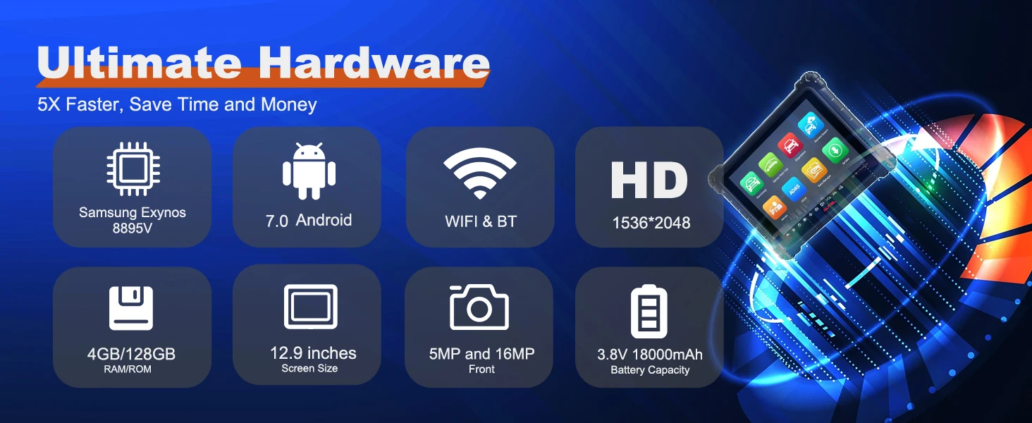 Autel MaxiSys Ultra EV Intelligentes Diagnosegerät 5in1 VCMI ECU-Programmierung Mit EVDiag Kit Hochspannungssystem- & Batterieanalyse – Detail 11