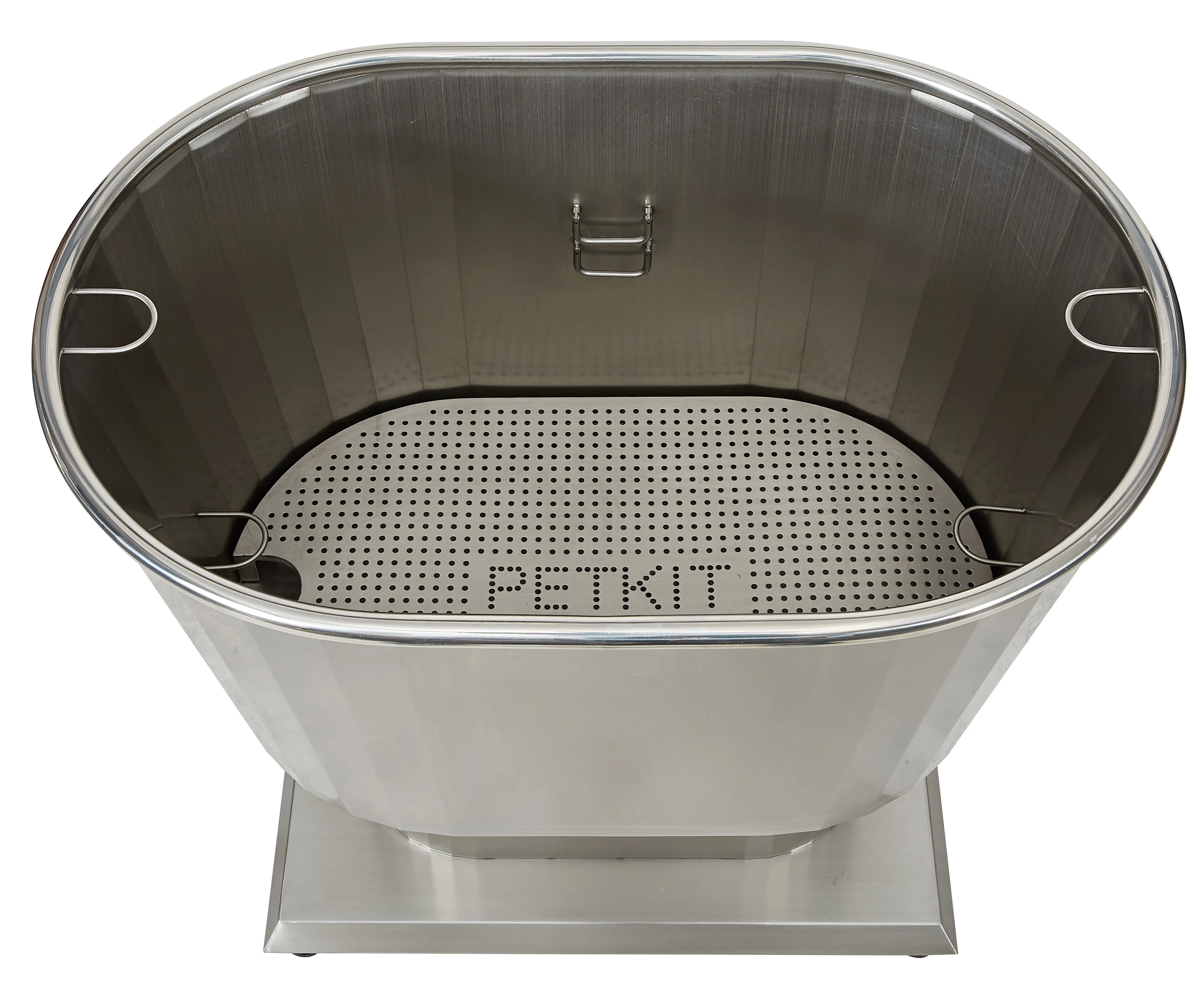 Stainless Steel Diamond Cut Pet Spa Bathtub Built In Massage Spa Function Large Capacity Animal Cleaning Bath Tub For Pet