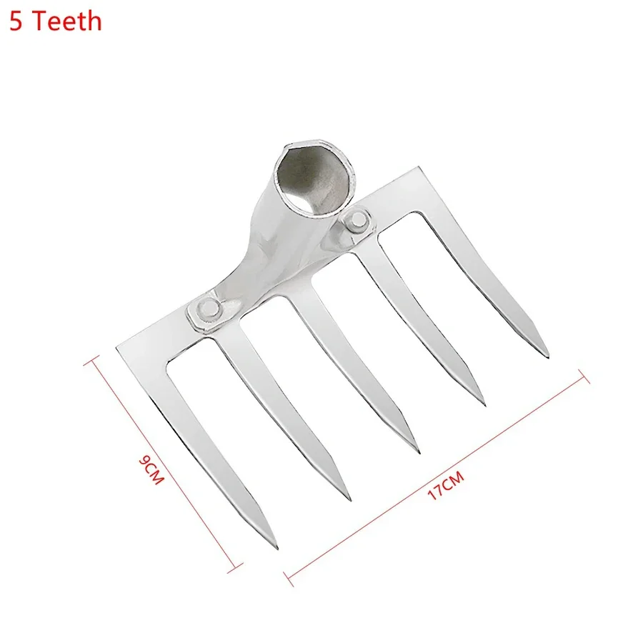 5/7/9/11 Teeth Weeding Hoe Rake Farm Tool Hand Rake Weeding Scarifier Artifact Agricultural Tools Gardening Weeding Tools