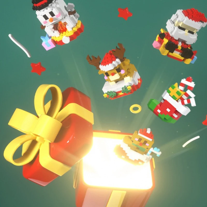 Рождественские-подарки-серия-микро-строительных-блоков-Санта-Клаус-олень-головоломка-сборка-кирпичей-украшение-стола-игрушки-для-детей