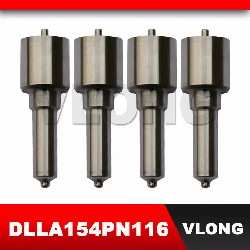 

4PCS PN Type Diesel Fuel Injectors Spray Nozzle DLLA 154PN116 105017-1160 9432610289 093400-8040 DLLA154PN116 For TFRJA1T OHMP00