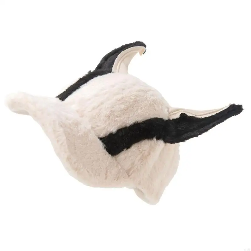 Devil Ear Baseball Caps for Casual Wear Plush Snapbacks Hat for Women Teens All Matching Furry Hat for Walking Shopping Y08E