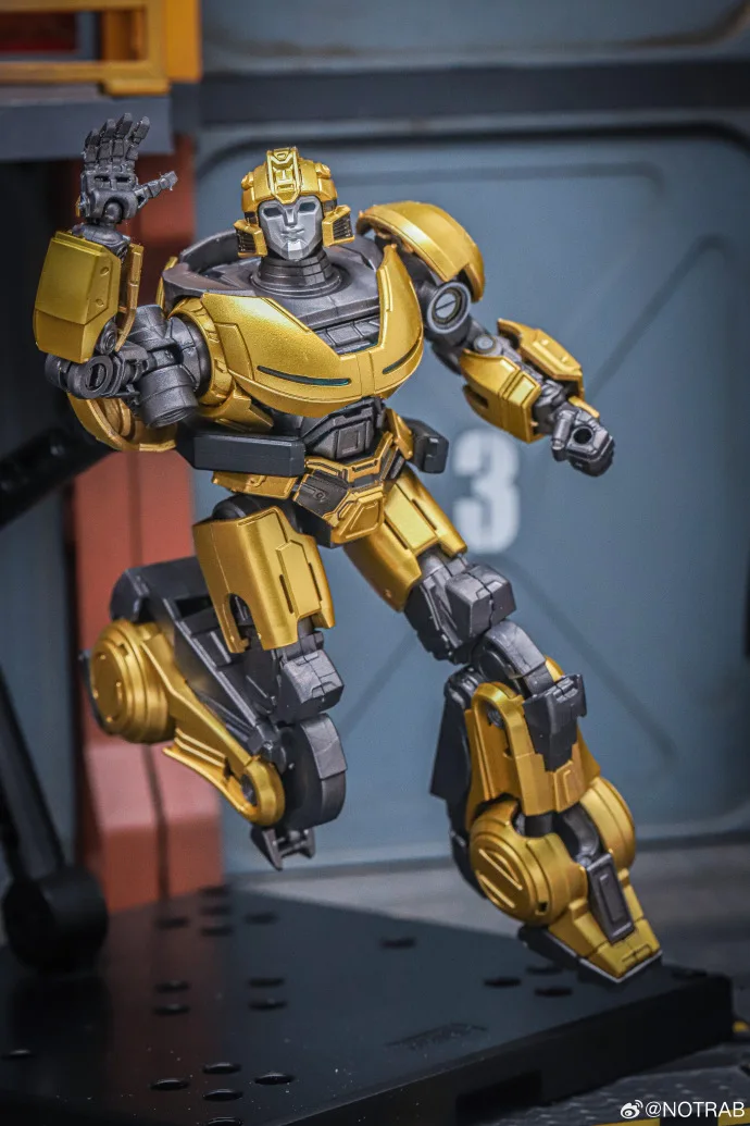 Blokees Transformers B-127 11.8cm Bumblebee One 영화 조립 모델 장난감 액션 피규어