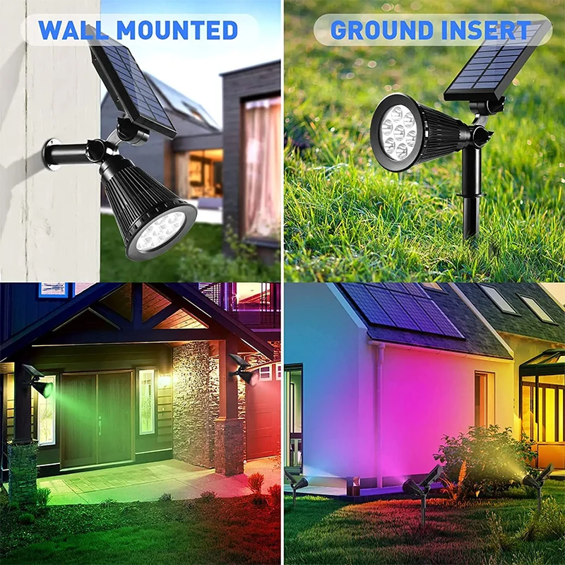 4/7/18/20led Solar Gazon Lamp Ip65 Waterdicht Landschap Licht Buitenverlichting Solar Vierkante Villa Gras Tuinlampen Grond Licht