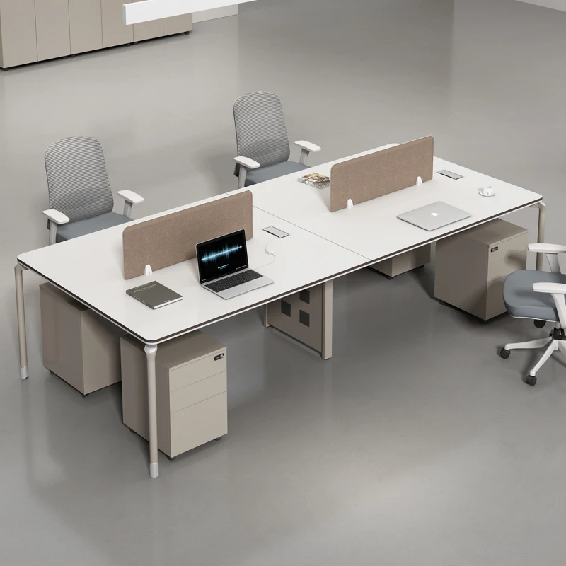 Minimalist Long Office Desk Wooden Standing Executive Space Saving Office Desk Modern Aesthetic Escrivaninha Lounge Furniture