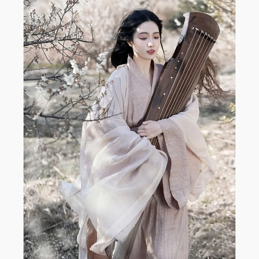 2026 New Women Hanfu Clothing Elegant Fairy Zhiju Ancient Costume for Photo Shoot Ethnic Dance Wear Chinese Fu Costume