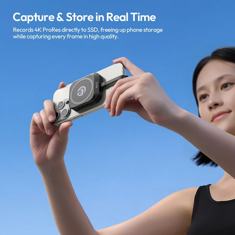 Ulanzi MA55 Магнитный SSD-корпус Pro 10 Гбит/с Магнит Жесткий диск Металлический корпус 2230/2242 M.2 M-Key емкостью 2 ТБ для мультисистемы